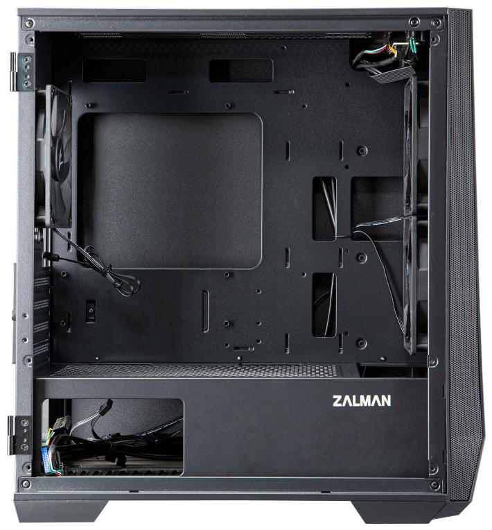CAJA ZALMAN Z1 ICEBERG MICRO-ATX 3XVENT 120MM 2XUSB 3.0 NEGRO S/N FUENTE - detalle