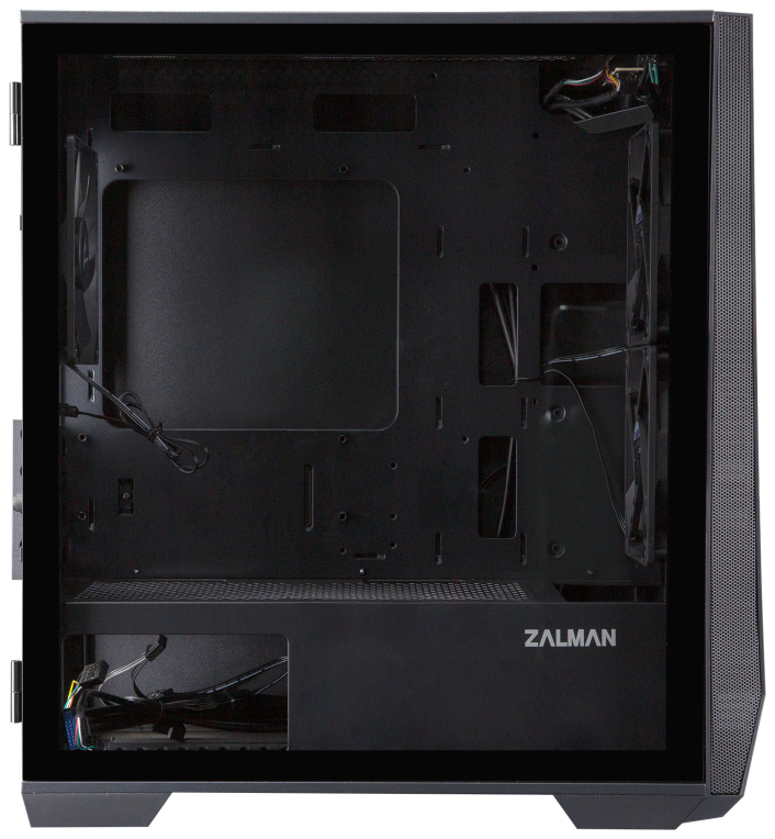 CAJA ZALMAN Z1 ICEBERG MICRO-ATX 3XVENT 120MM 2XUSB 3.0 NEGRO S/N FUENTE - detalle