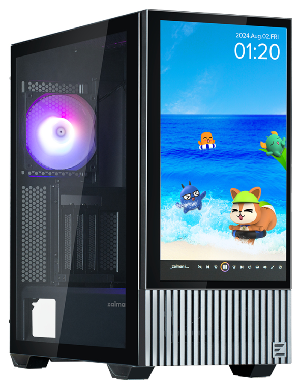 CAJA ZALMAN Z10 DS ATX 1 XVENT 140MM 2XUSB 3.0 NEGRO S/N FUENTE - detalle