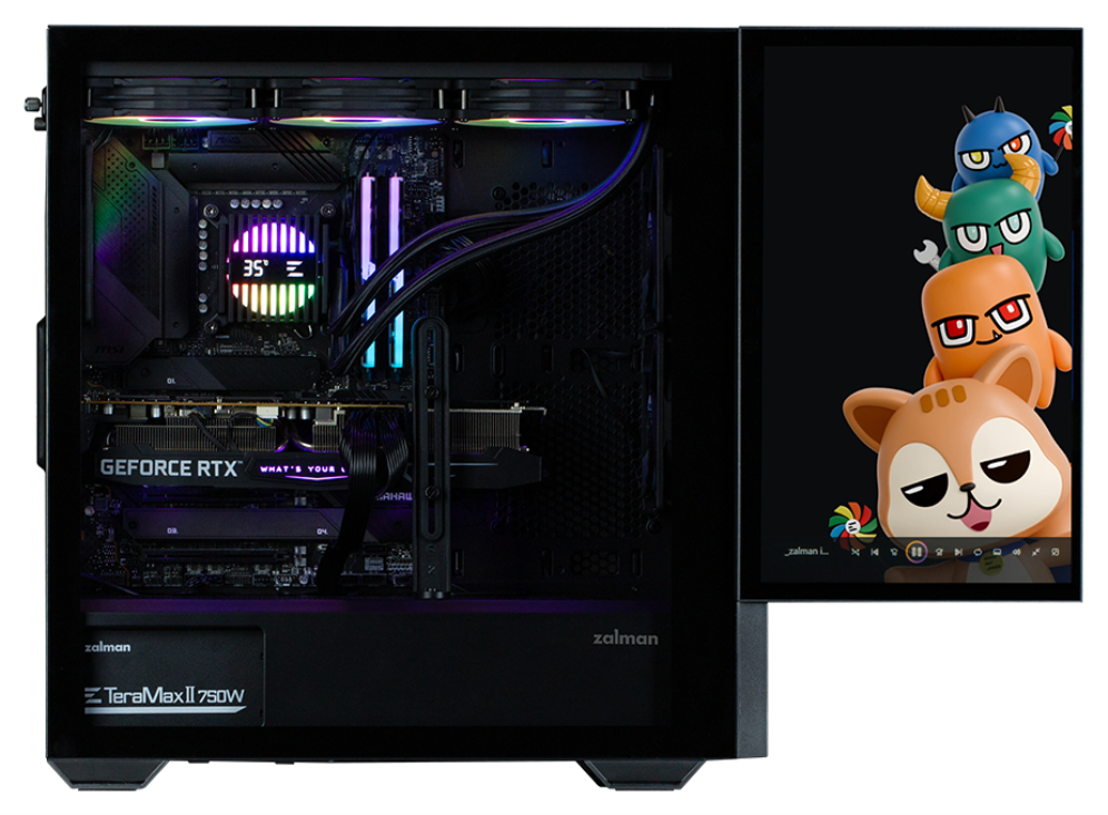 CAJA ZALMAN Z10 DS ATX 1 XVENT 140MM 2XUSB 3.0 NEGRO S/N FUENTE - detalle