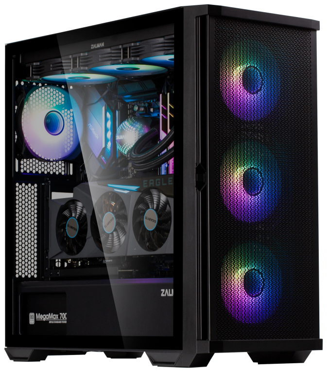 CAJA ZALMAN Z10 DUO ATX MID-TOWER 4XVENT MIRROR IF - detalle
