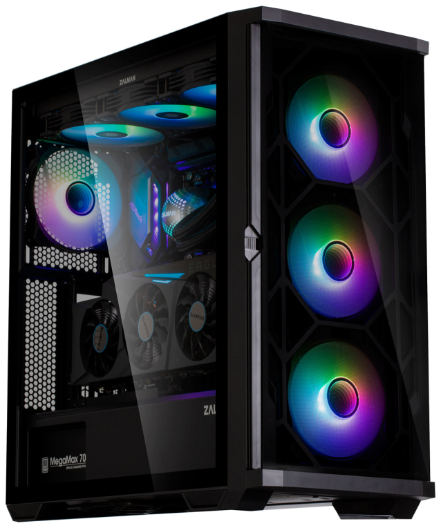 CAJA ZALMAN Z10 DUO ATX MID-TOWER 4XVENT MIRROR IF - detalle