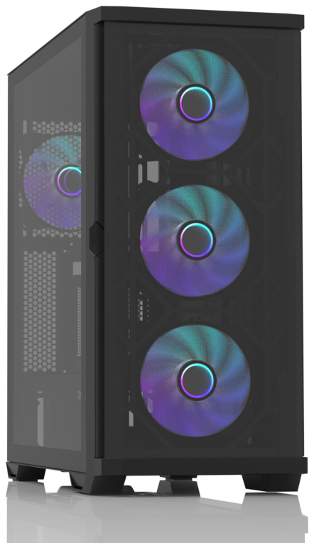 CAJA ZALMAN Z10 DUO ATX MID-TOWER 4XVENT MIRROR IF - detalle