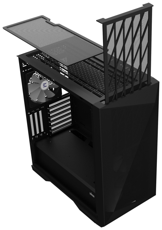 CAJA ZALMAN Z9 ICEBERG MS ATX 1 XVENT 140MM 2XUSB 3.0 NEGRO S/N FUENTE - detalle
