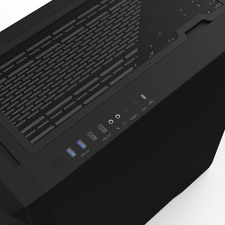 CAJA ZALMAN Z9 ICEBERG MS ATX 1 XVENT 140MM 2XUSB 3.0 NEGRO S/N FUENTE - detalle
