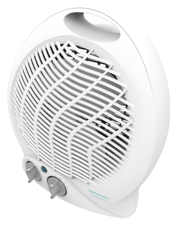 CALEFACTOR ELECTRICO DE BAÑO CECOTEC BAJO CONSUMO 9790 FORCE 2000W - detalle