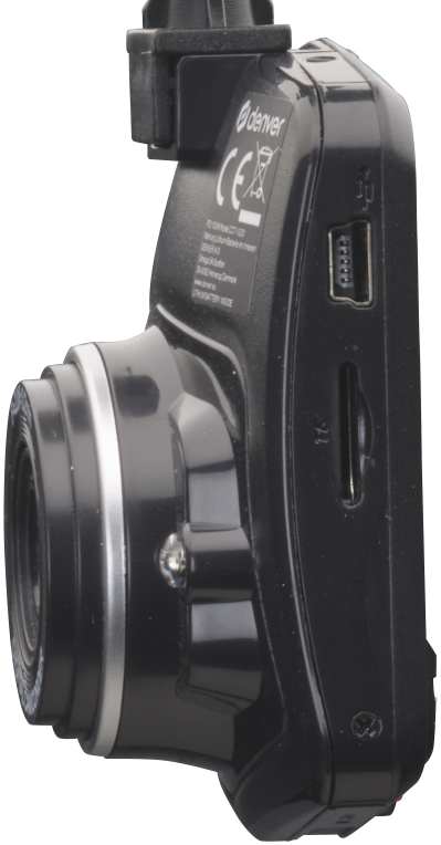 CAMARA DE COCHE DENVER CON PANTALLA LCD 2.4" - detalle