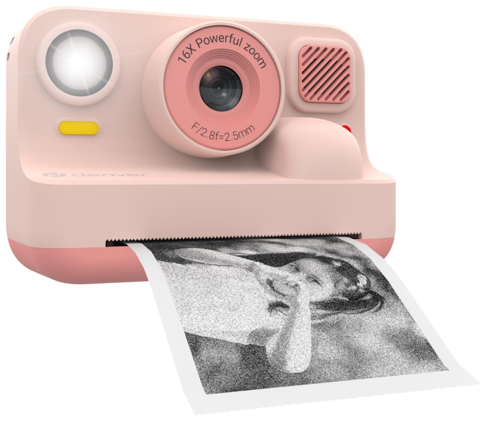 CAMARA DE IMPRESI=N DENVER KPC-1374BTBU ROSA TERMICA PAPEL PP-40 - detalle