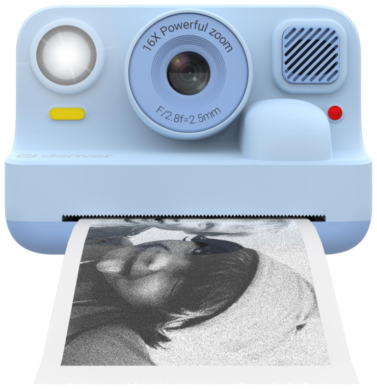 CAMARA DE IMPRESION DENVER KPC-1374BTBU AZUL TERMICA PAPEL PP-40