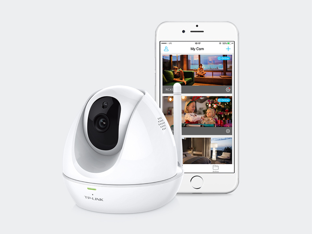 CAMARA IP TP-LINK INTERIOR 720HD DIA/NOCHE ROTATIVO TARJETA SD - detalle