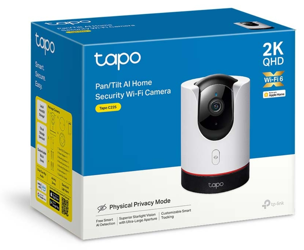 CAMARA IP TP-LINK TAPO C225 2K 4MP S,4GHZ WIFI - detalle