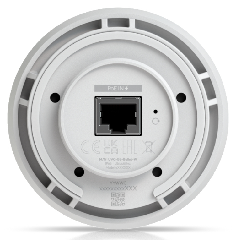 CAMARA IP UBIQUITI UVC-G6-BULLET-W G6 UNIFI PROTECT - detalle