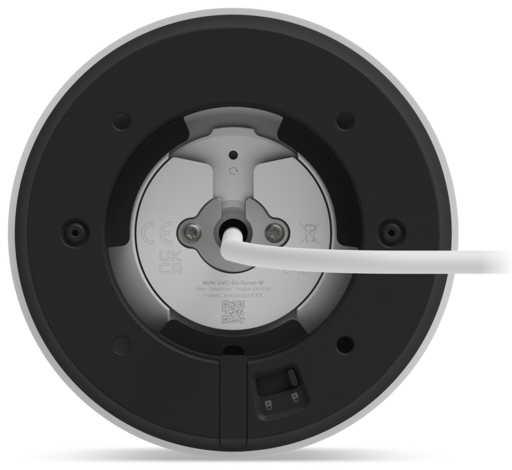 CAMARA IP UBIQUITI UVC-G6-TURRET-W G6 UNIFI PORTECT - detalle