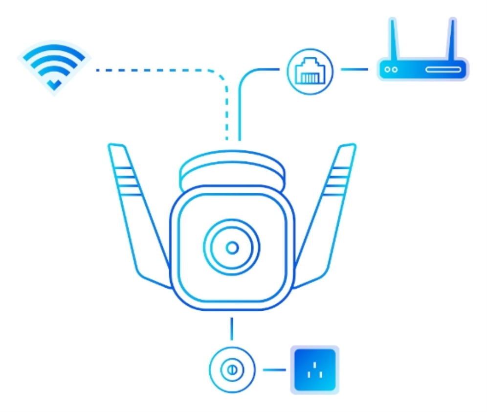 CAMARA TP-LINK TC65 WIFI HOME SECURITY - detalle