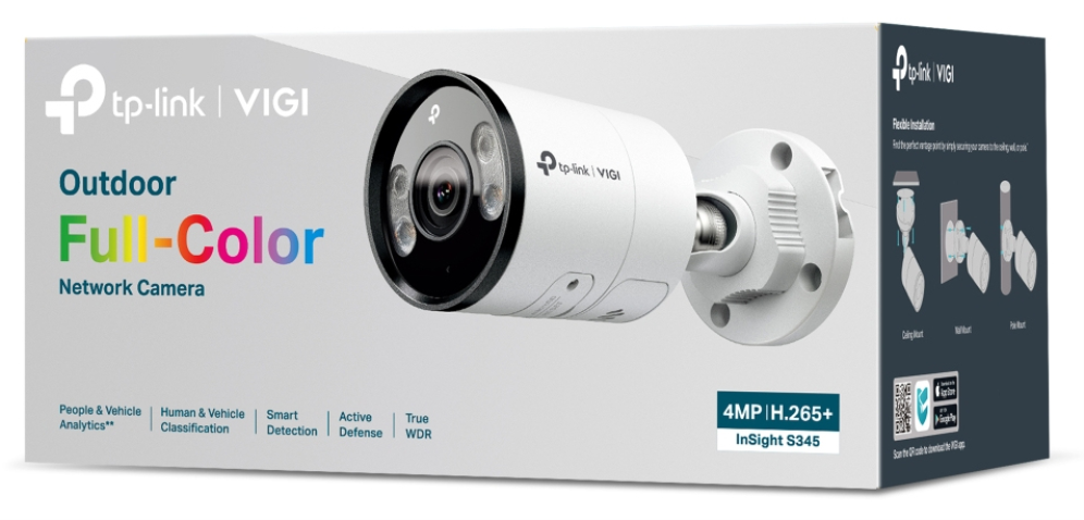 CAMARA VIGI INSIGHT TP-LINK BULLET INSIGHT S345 2.8MM 4MP - detalle