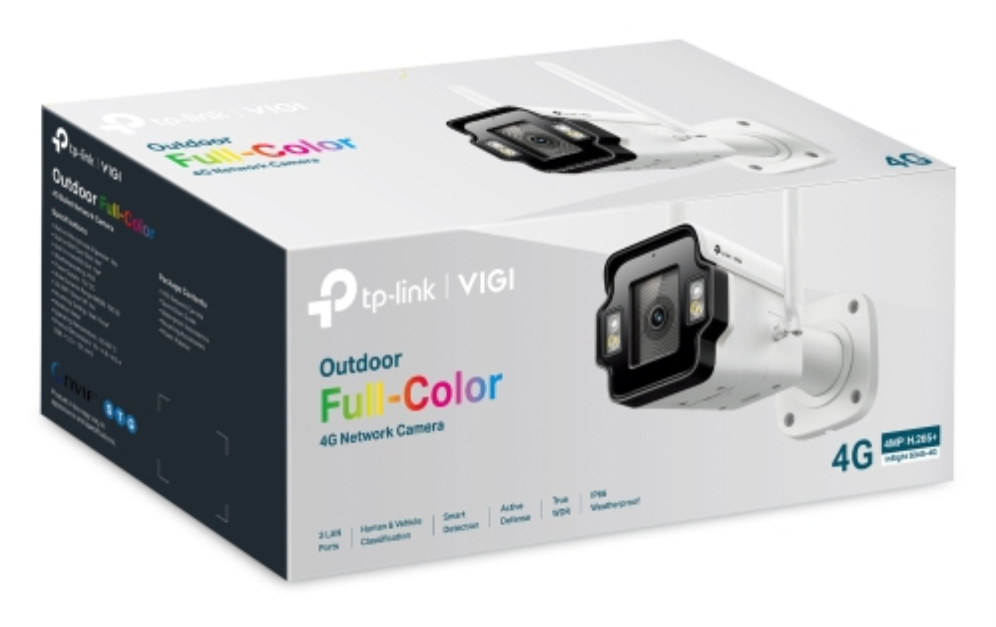 CAMARA VIGI INSIGHT TP-LINK BULLET INSIGHT S345-4G 4MM 4MP - detalle