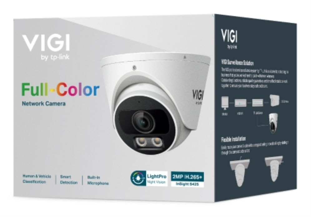 CAMARA VIGI INSIGHT TP-LINK TURRET INSIGHT S425 2.8MM 2MP - detalle