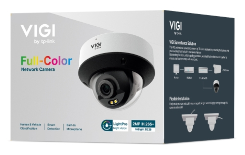 CAMARA VIGI TP-LINK INSIGHT S225 4MM FULL-COLOR DOME - detalle