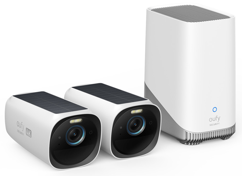 CAMARA VIGILANCIA EUFY EUFYCAM 3, 2,1 KIT BLANCA, NEGRA
