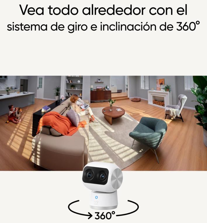 CAMARA VIGILANCIA EUFY INDOOR SOLOCAM S350 - detalle