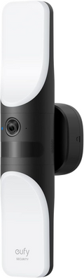 Eufy Security Wired Wall Light CAM S100. cámara de Seguridad para Exteriores. cámara 2K con iluminación de 1200 lúmenes.