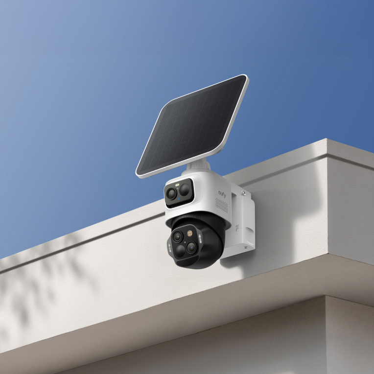 CAMARA VIGILANCIA EUFY SOLOCAM S4 4K TRIPLE LENTE 180 360 GRADOS - detalle