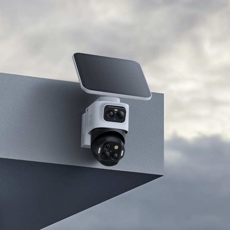 CAMARA VIGILANCIA EUFY SOLOCAM S4 4K TRIPLE LENTE 180 360 GRADOS - detalle