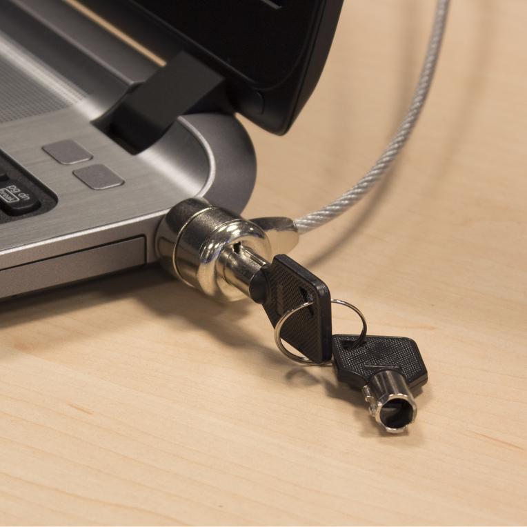 CANDADO EWENT PARA PORTATIL CON LLAVE LONGITUD: 1,50M - detalle