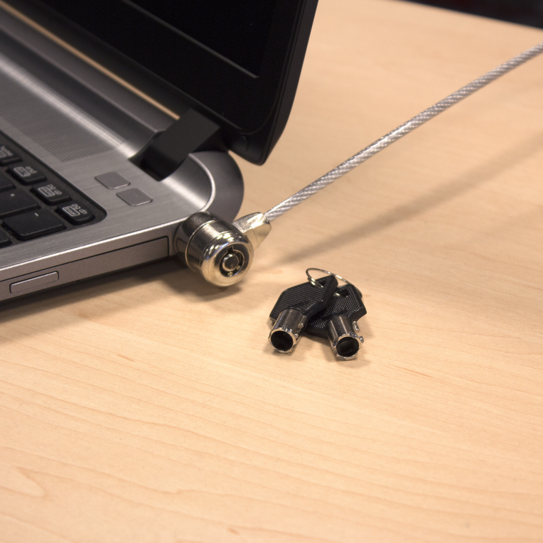 CANDADO EWENT PARA PORTATIL CON LLAVE LONGITUD: 1,50M - detalle