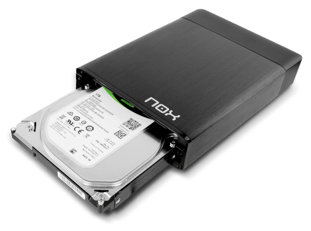CARCASA DISCO DURO NOX LITE 3,5" HDD-SSD USB 3.0 - detalle