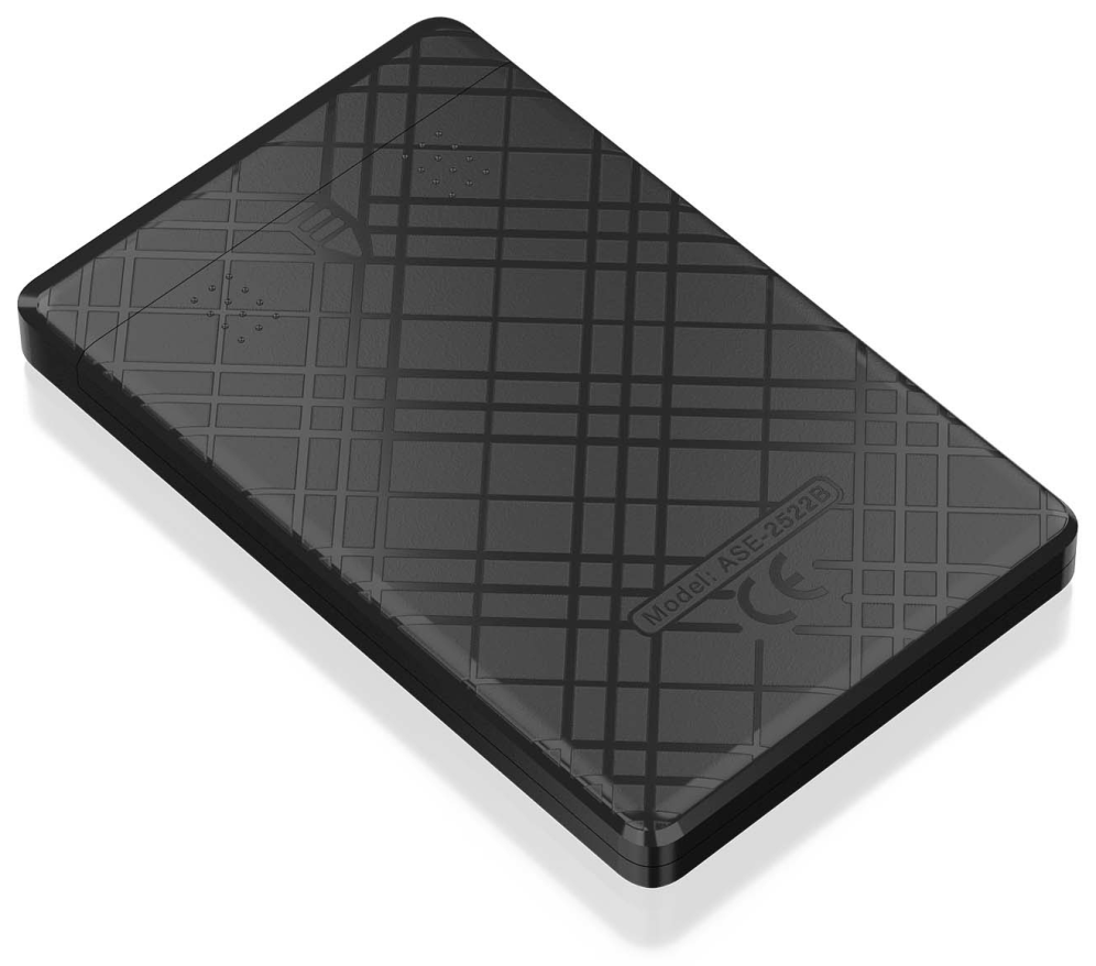 CARCASA HDD AISENS ASE-2522B 2.5" NEGRA - detalle