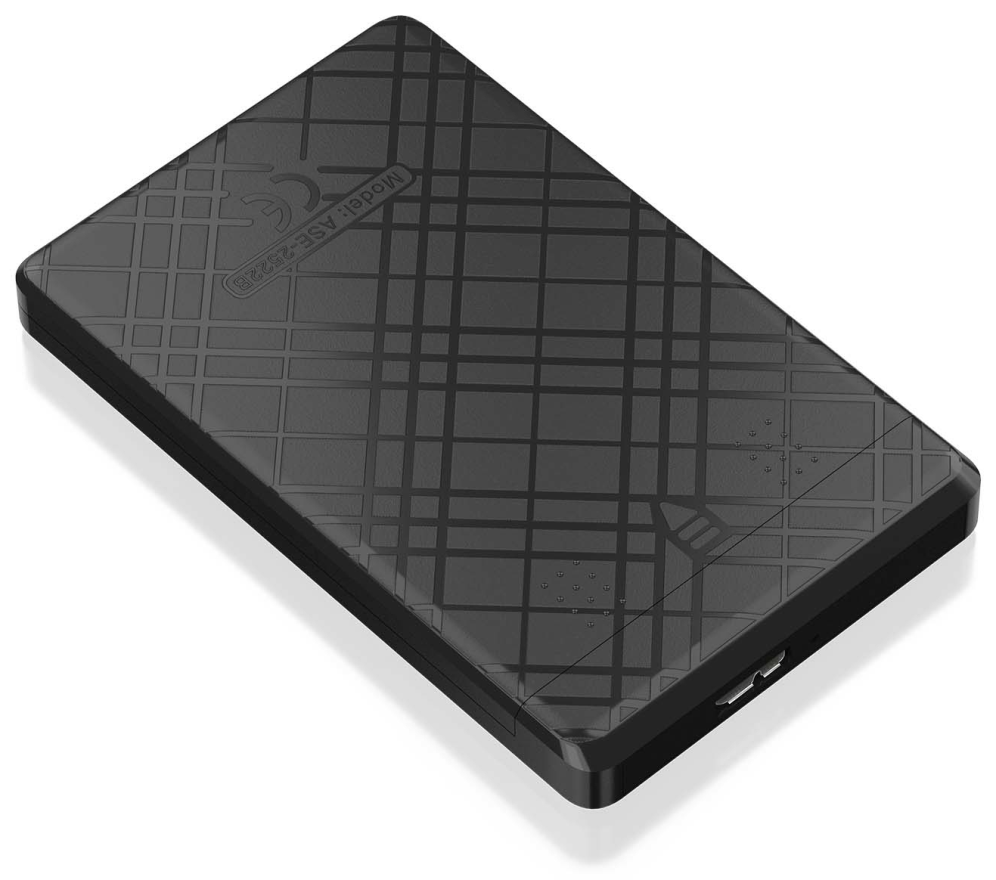 CARCASA HDD AISENS ASE-2522B 2.5" NEGRA - detalle