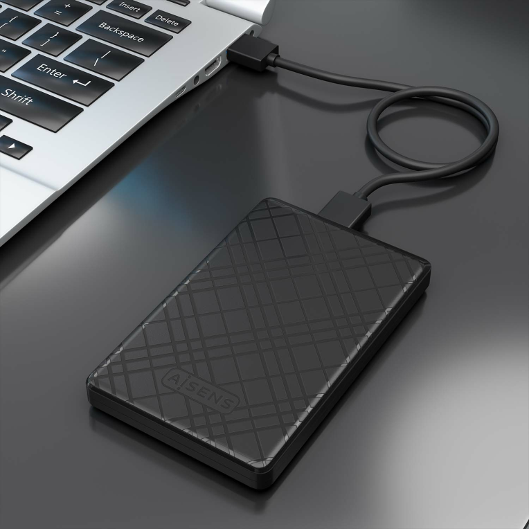 CARCASA HDD AISENS ASE-2522B 2.5" NEGRA - detalle