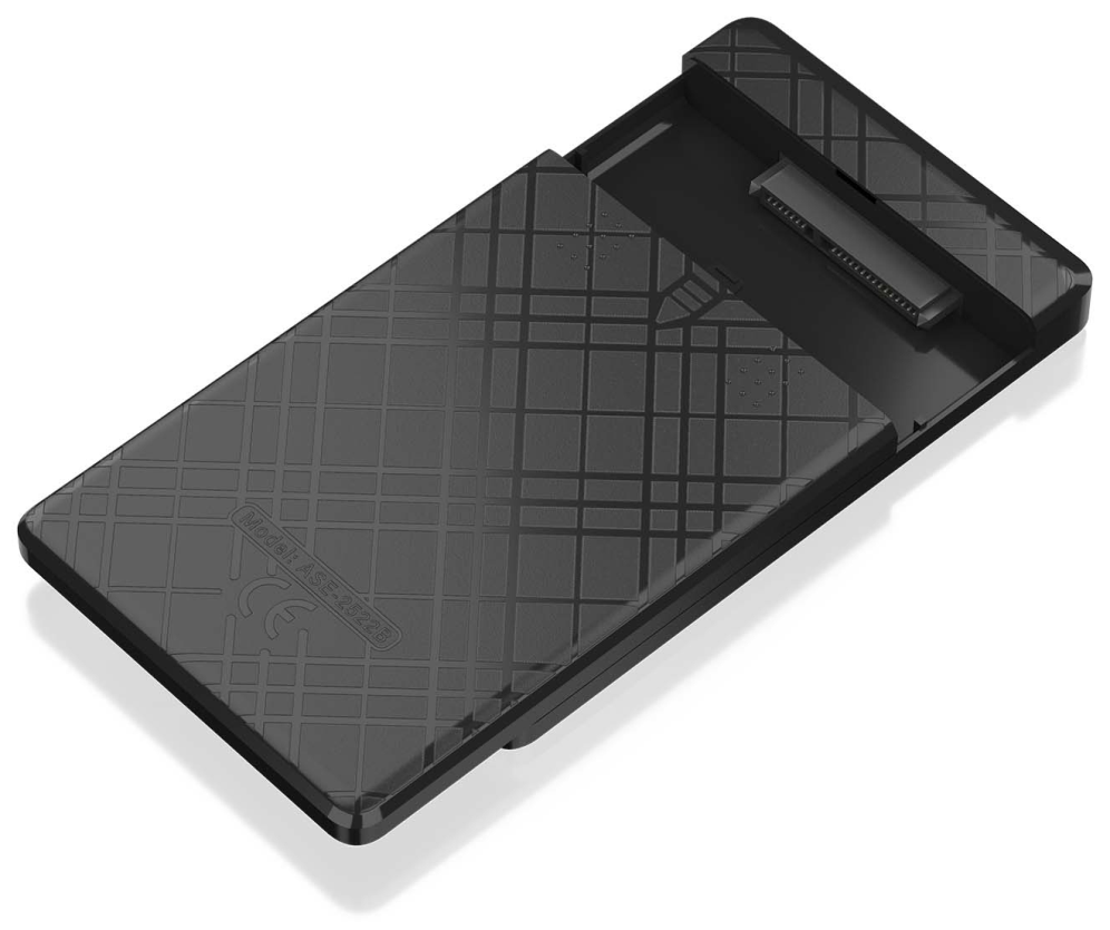 CARCASA HDD AISENS ASE-2522B 2.5" NEGRA - detalle