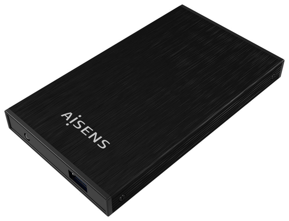 CARCASA HDD AISENS ASE-2523B 2.5" NEGRA - detalle