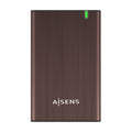 Caixa externa AISENS 2.5" ASE-2525BWN 9.5 mm SATA A USB 3.0/USB 3.1 Gen1. Marrón