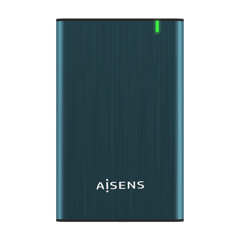 Caixa externa AISENS 2.5" ASE-2525PB 9.5 mm SATA A USB 3.0/USB 3.1 Gen1. Azul Pacífico