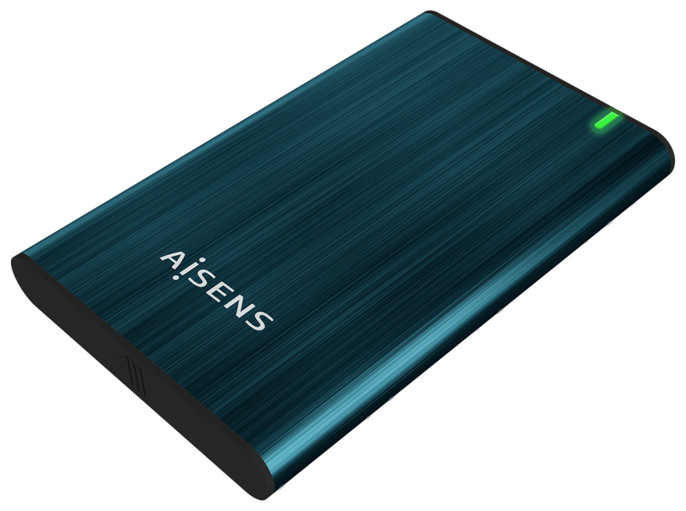 CARCASA HDD AISENS ASE-2525PB 2.5" AZUL PACIFICO - detalle