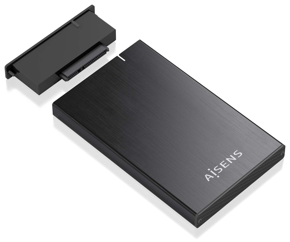 CARCASA HDD AISENS ASE-2527B 2.5 NEGRA - detalle