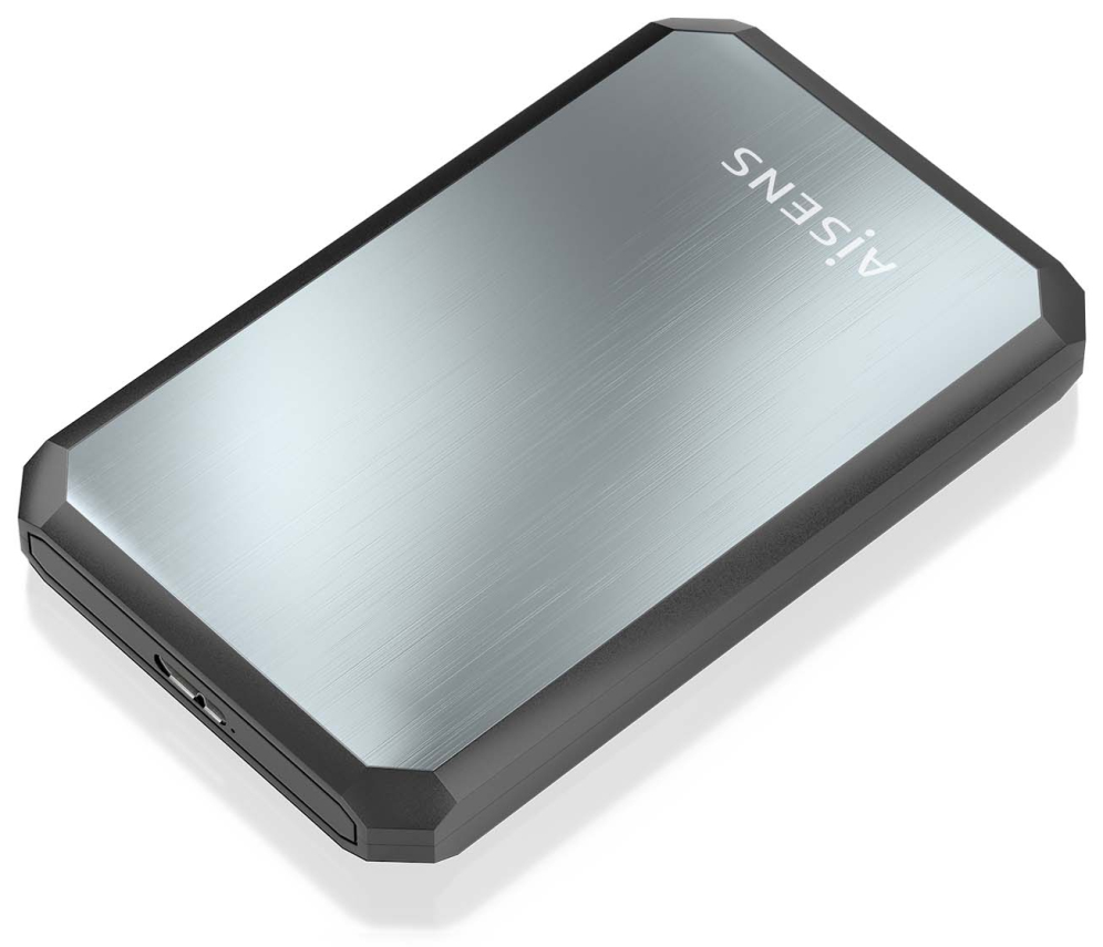 CARCASA HDD AISENS ASE-2529B 2.5" NEGRA-GRIS - detalle