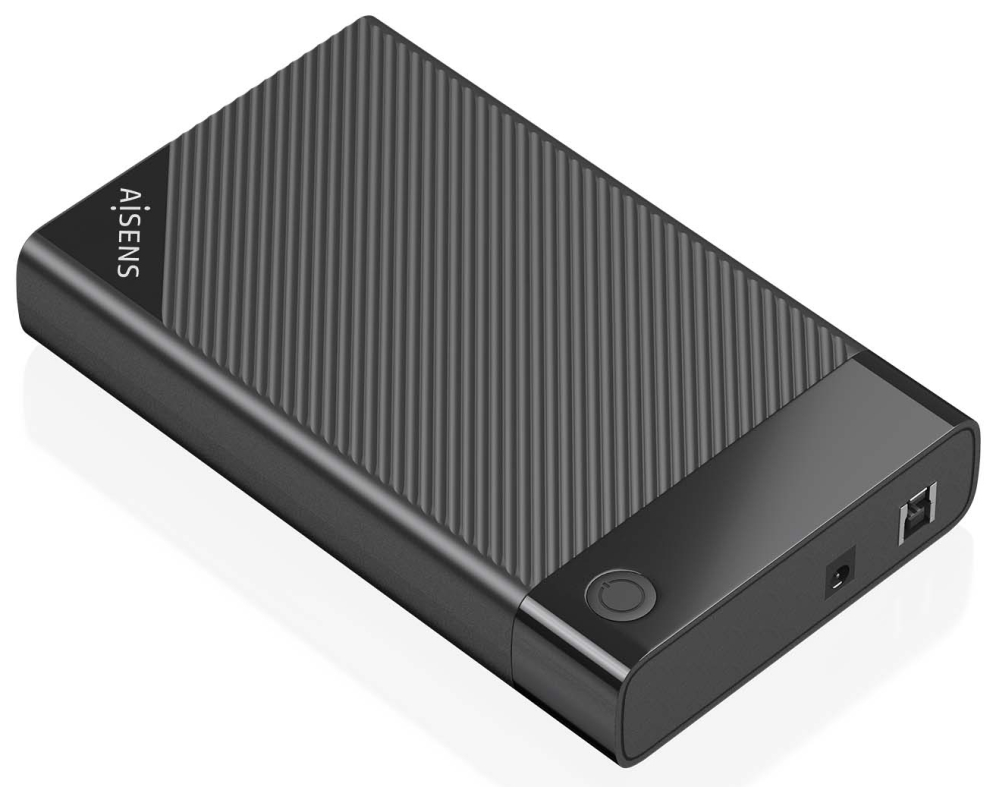 CARCASA HDD AISENS ASE-3529B 3.5" NEGRA