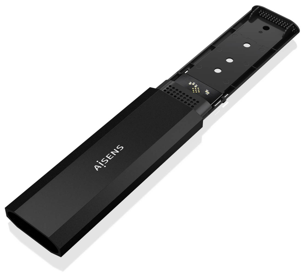 CARCASA HDD AISENS ASM2-028B M.2 NEGRA - detalle