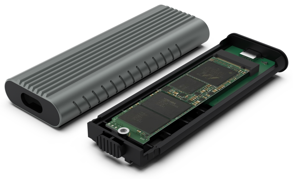 CARCASA HDD EWENT EW7025 M.2 NEGRA - detalle