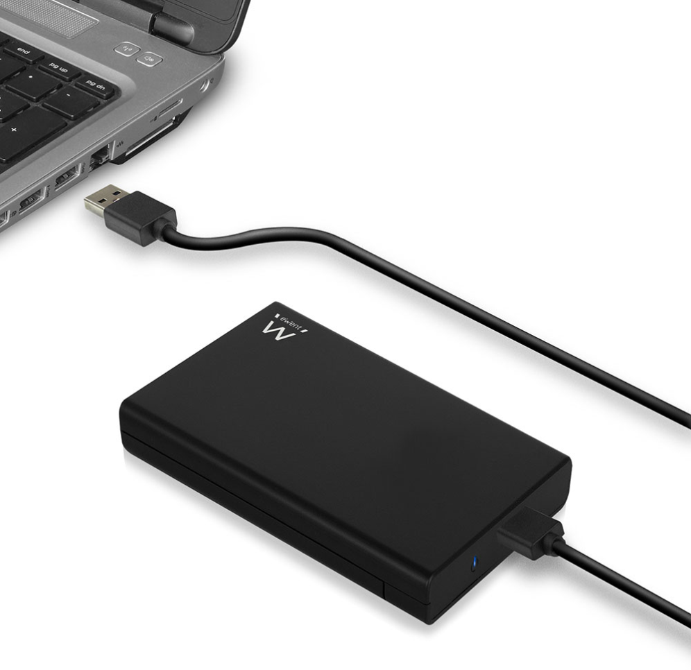 CARCASA HDD EWENT EW7044 2.5" NEGRA - detalle