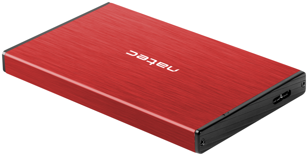CARCASA HDD NATEC RHINO GO NKZ-1279 2,5" ROJA - detalle