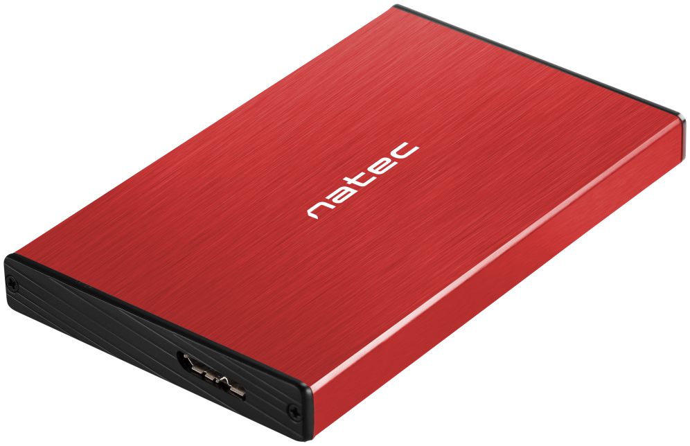 CARCASA HDD NATEC RHINO GO NKZ-1279 2,5" ROJA