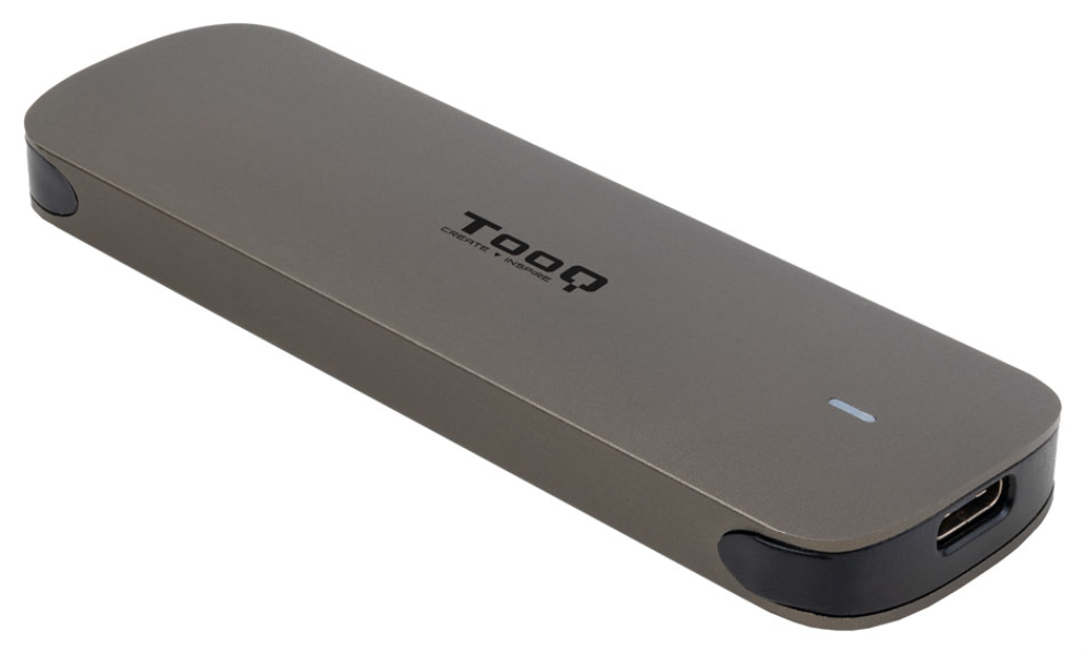 CARCASA HDD TOOQ TQE-2202BR M.2 ALUMINIO MARRON