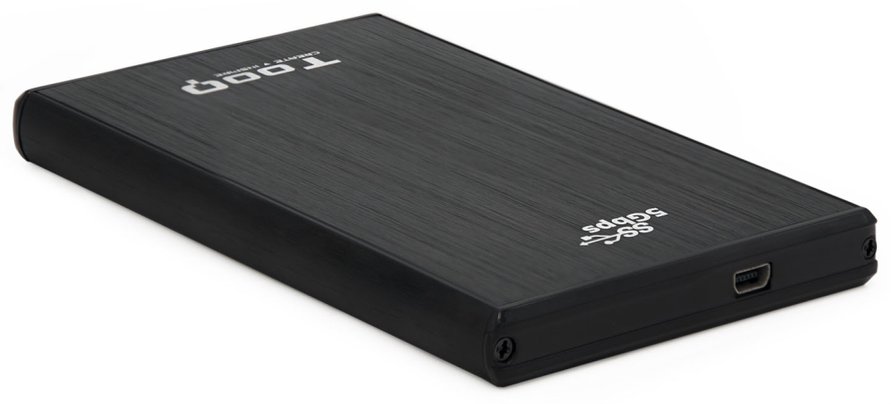CARCASA HDD TOOQ TQE-2522B 2,5" 9,5 MM SATA USB 3.0 NEGRA - detalle