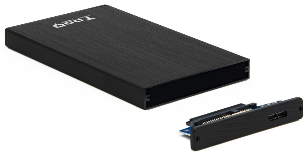 CARCASA HDD TOOQ TQE-2527B 2,5" 9,5 MM SATA USB 3.0 NEGRA - detalle