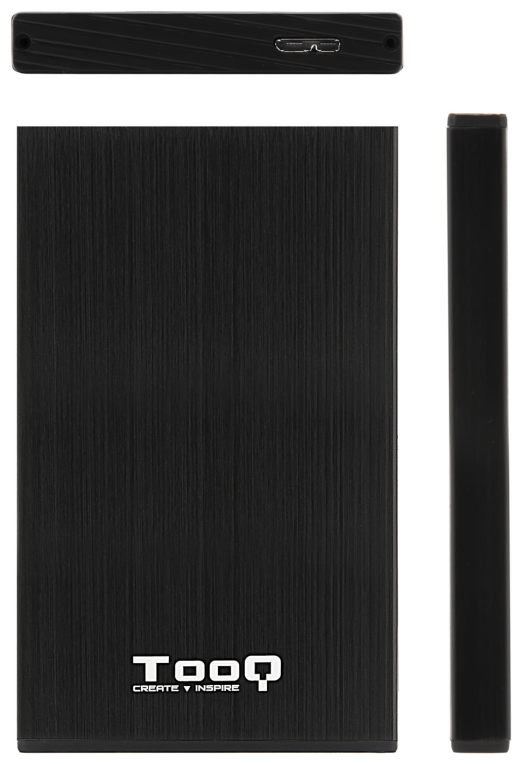 CARCASA HDD TOOQ TQE-2527B 2,5" 9,5 MM SATA USB 3.0 NEGRA - detalle